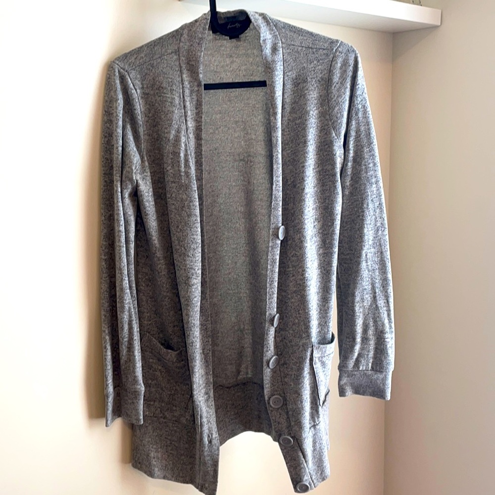 Gray cardigan/sweater